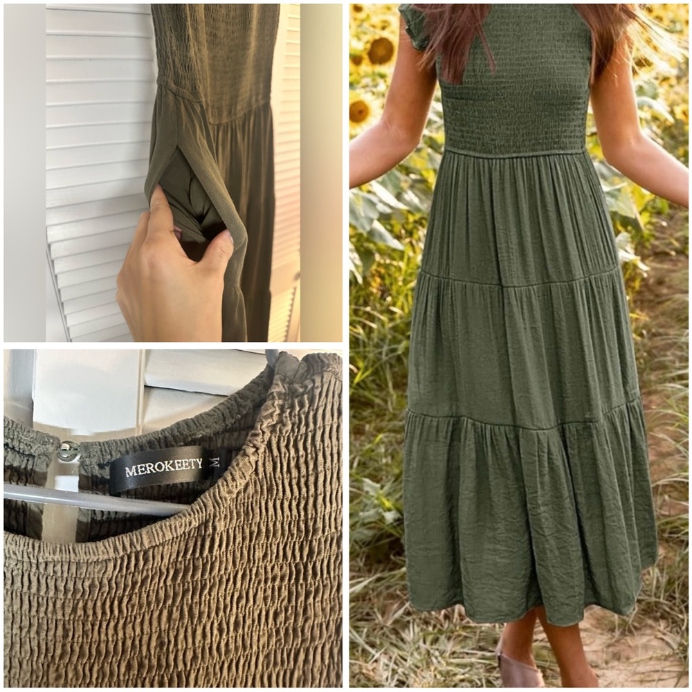 8 pc Boutique Summer Dress Bundle M - Maxi, Midi, Vacation, Teacher Wardrobe - Picture 8 of 16